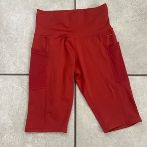 Blood Orange Thigh High Leggings
